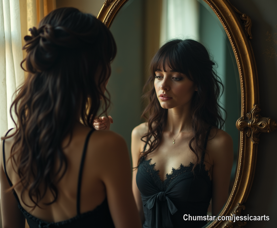 She didn’t need anyone else.
Her reflection kissed back.